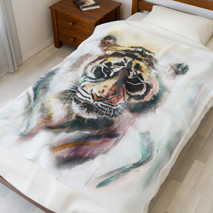 “Colours of Triumph” Velveteen Plush Blanket